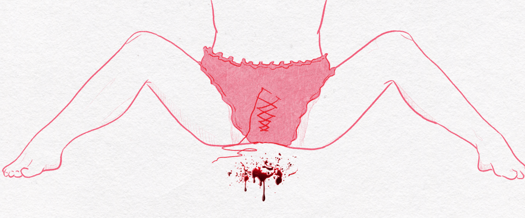 Illustration für Qiio Magazin — Der Mythos des Hymens