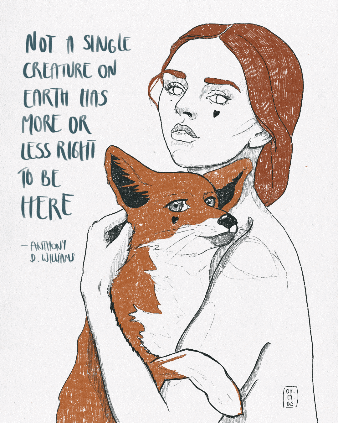 Animierte Illustration — Kein einziges Lebewesen hat mehr oder weniger Recht, hier zu sein