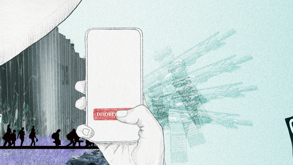 Illustration 5 von 6 — Serie Ziviler Ungehorsam für Qiio Mag