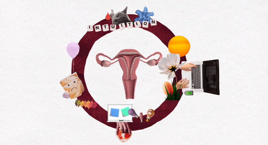 Collage-Illustration für Qiio Magazin — Zyklus-Serie